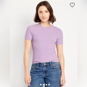 Old Navy | Textured Bouclé Shirt - Lavender Purple - XL